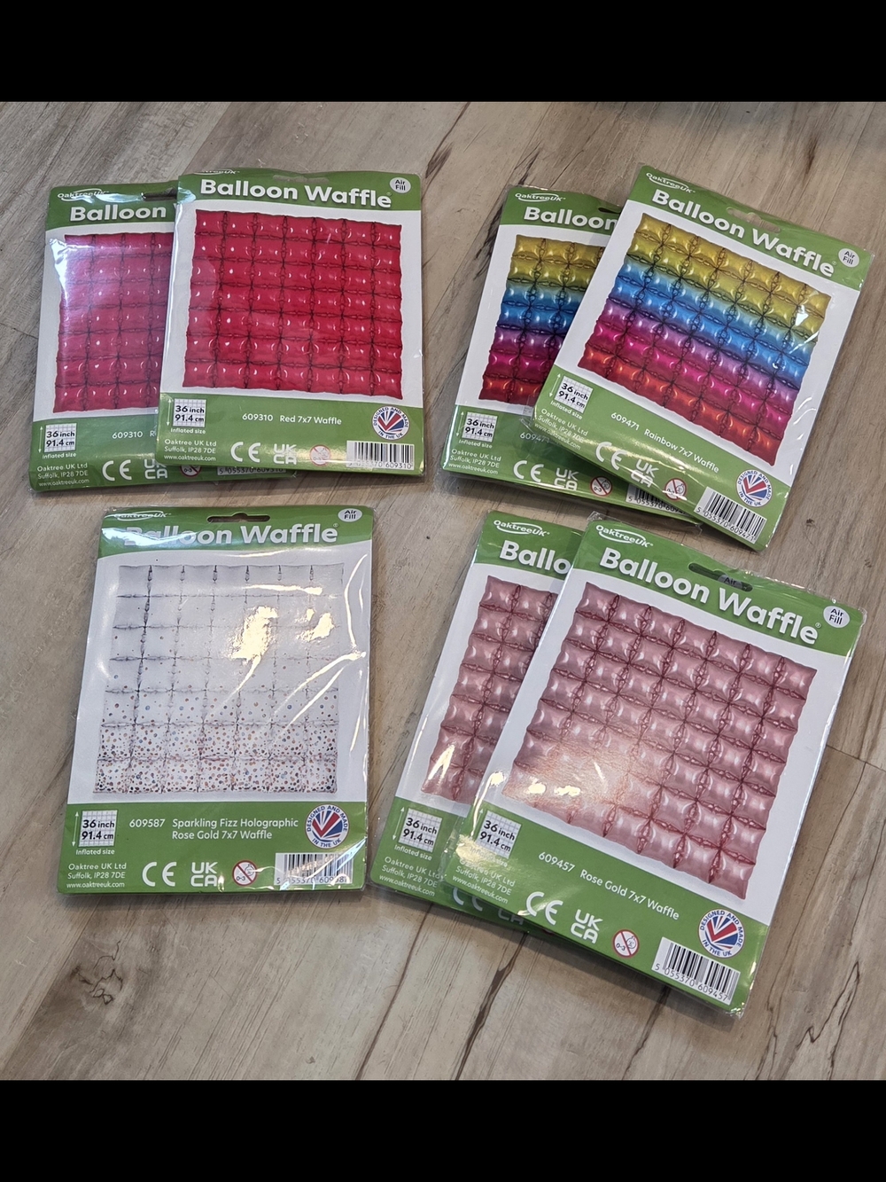 Balloon Waffle Balloon Grid Packs Set